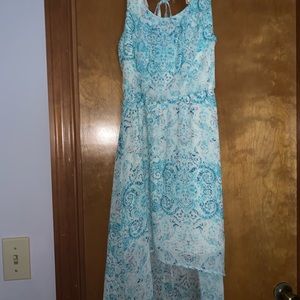 Open back dress